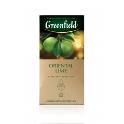 Чай Greenfield "Oriental Lime" Лайм, Лемонграсс, Цедра лимона 25*2г. Чай Greenfield "Oriental Lime" Лайм, Лемонграсс, Цедра лимона 25*2г.