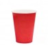 Стакан Бумажный Однослойный 225мл. Серия "Красный" 50шт