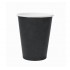 Стакан Бумажный Однослойный 300/350мл Черный 50шт/РБ,Рэйвбел