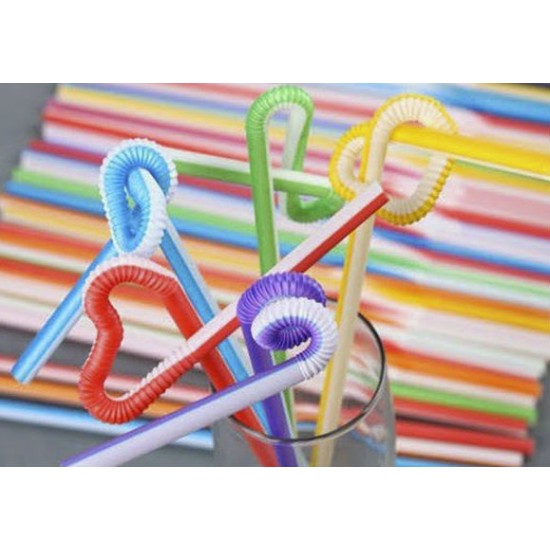 Трубочки С Гофрой Цветные 21см/250шт