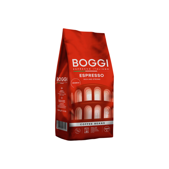 Кофе Boggi Espresso в зерне, пач. 1кг, ИТАЛИЯ