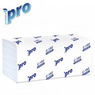 Полотенца бумажные однослойные V-сложения PROtissue Comfort, 21*22см, С-192, 250л