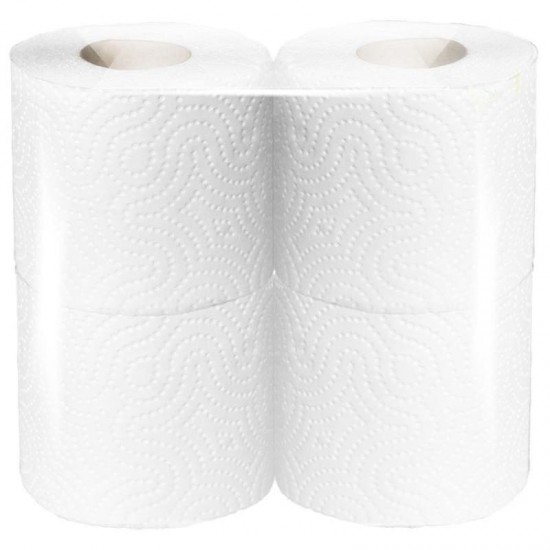 Туалетная бумага двухслойная Премиум комфорт, 155 листов, 4рул./упак.