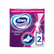 Полотенца бумажные "Zewa" Premium Decor  2 сл., 2 рул/уп. РОССИЯ