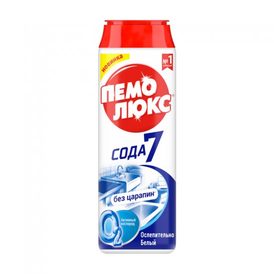 Чистящий порошок "Пемолюкс Сода 7" Морской бриз 480 гр.