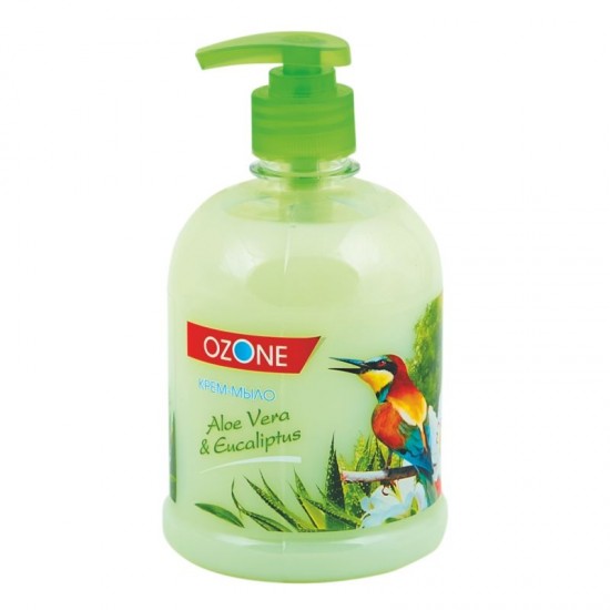 Крем-мыло жидкое «OZONE» AloeVera&Eucalyptus 500 мл