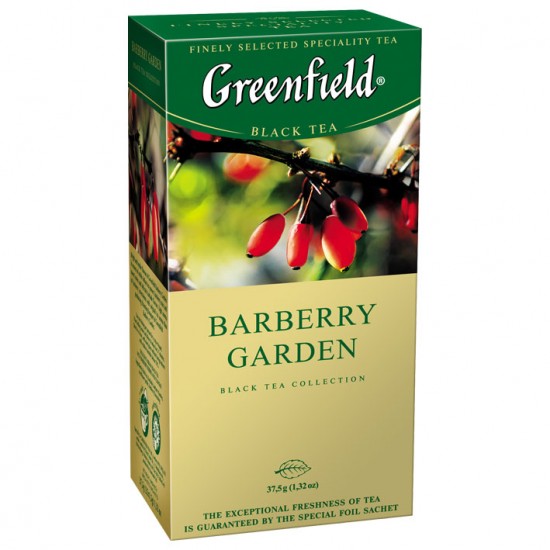 Чай Черный "Greenfield BARBERRY GARDEN" Барбарис