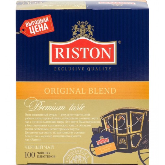 Чай черный Riston Original Blend 100пак*1,5г