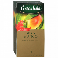 Чай Зеленый Greenfield Spicy Mango (25 пак.) Манго/Имбирь