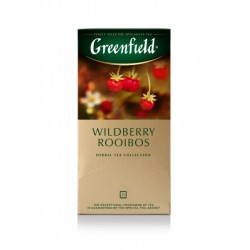 Чайный Напиток  "Greenfield Wildberry Rooibos" Земляника-Клюква РОССИЯ 