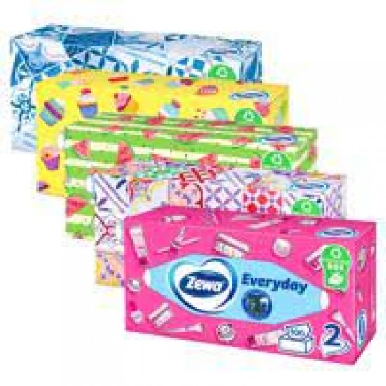 Салфетки косметические Zewa Everyday 100 шт  РОССИЯ