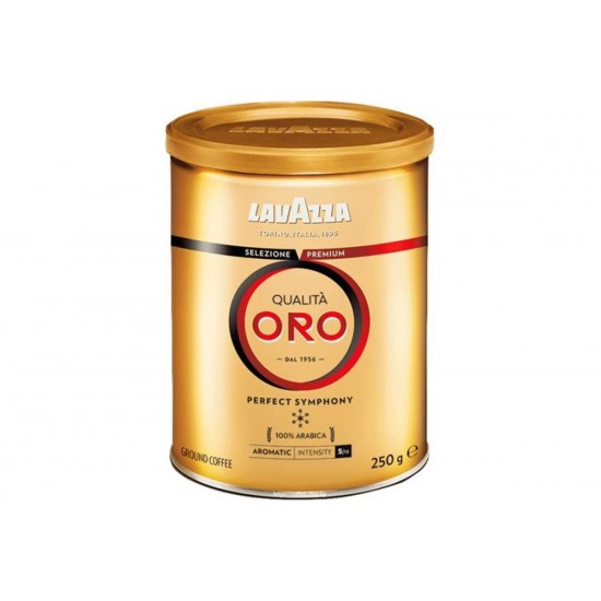 Кофе "Lavazza Qualita Oro" Молотый, 250г., ж./б.