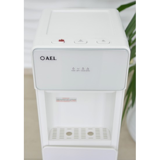 Кулер LD-AEL-814a, полностью белый (Нижняя Загрузка)