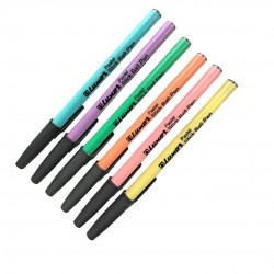 Ручка шариковая Lu[or Pastel "Stick" синяя, стержень 138мм, ассорти, 48 шт. 