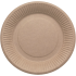 Тарелка D180мм OSQ PLATE Белый/Крафт, 100шт.упак.