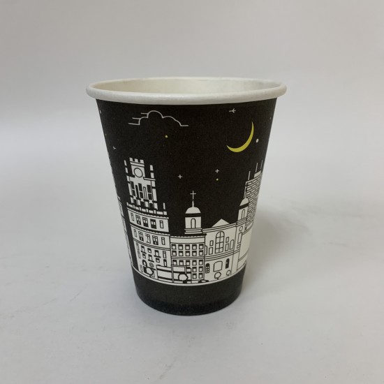 Стакан Бумажный Однослойный 225мл "Ночной Минск" 50шт
