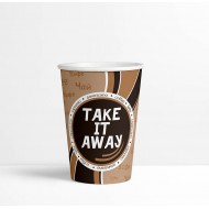 Стакан Бумажный Однослойный 350мл Серия "Take Awey" 50шт Стакан Бумажный Однослойный 350мл Серия "Take Awey" 50шт