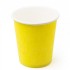 Стакан Бумажный Однослойный 250мл. Серия "Желтый" 50шт