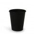 Стакан Бумажный 175мл Однослойный "Черный внутри и снаружи" 50шт