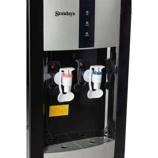 Кулер Sundays SL-16LB (черный, серебристый) Нагрев/Охлаждение 