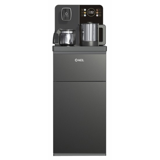 Кулер с чайным столиком Тиабар AEL TB83a-LD grey (Нижняя Загрузка)