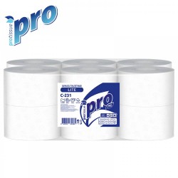 Бумага туалетная однослойная "Protissue" Lite, 12 рулонов, 200м