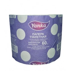 Туалетная бумага 60 метров, ширина 90мм, рулон