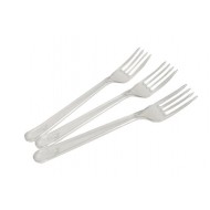 Вилка Прозрачная ПРЕМИУМ 180мм, 50 шт