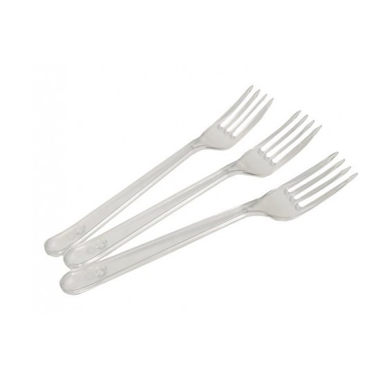 Вилка Прозрачная ПРЕМИУМ 180мм, 48 шт